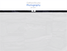 Tablet Screenshot of geffrardbourkephotography.com